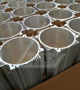 Aluminium Extruded Motor Body Sections, Shape : Round