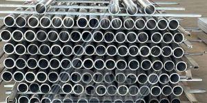 Aluminium Polished 80 Mm Round Pipe, Color : Silver