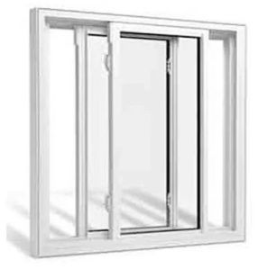 Plain Aluminium Sliding Window, Color : White