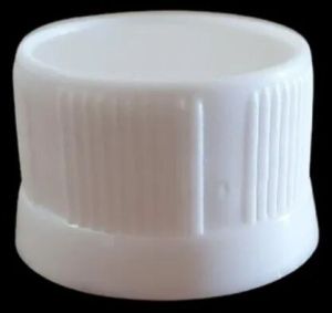 Plain Coated Plastic Mineral Water Bottle Cap, Color : White