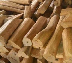 White Sandalwood Logs, Shape : Round