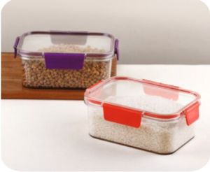 300ml Plastic Storewell Container, Color : Transparent for Food Storage