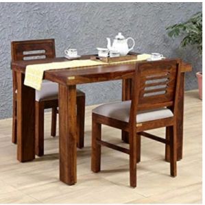 DEANCE 2 SEATER SHEESHAM WOOD DINING SET