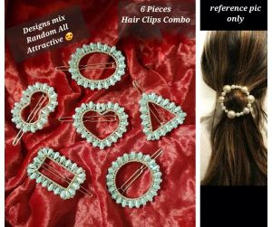 Trendy Pearl Hair Clips  For Women