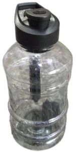 1Litre Plastic Black Gallon Gym Bottle
