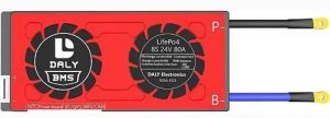Daly Lifepo4 8S 24V 80A Waterproof Battery Management System -BMS Protection Board