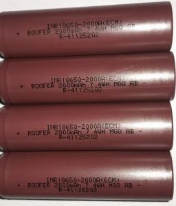 Roofer 2000mah 3c Rechargeable Lithium Ion Cell