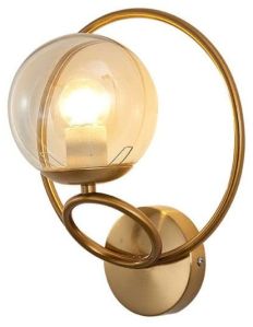 DUAL RING GOLDEN WALL LIGHT