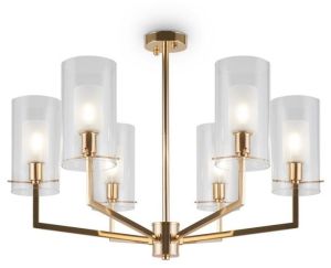 ROD-MOUNTED CHANDELIER