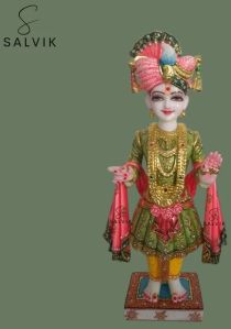 Ghanshyam Maharaj Marble Statue 18 Inch 30Inch