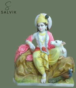 Lord Krishna Marble Statue 24- 30 Inch