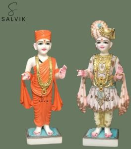 Marble Akshar Purushottam Statue 18 Inch To 36 Inch
