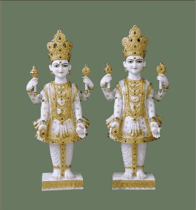 Marble Nar Narayan Statue