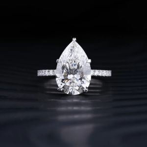 Pear Hidde Engagement Ring