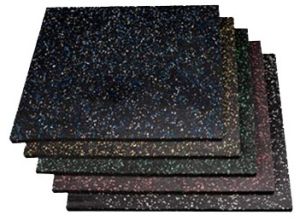 Laminated Gym Rubber Tiles