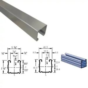 Unistrut P1100  Stainless Steel Solid Strut Channel