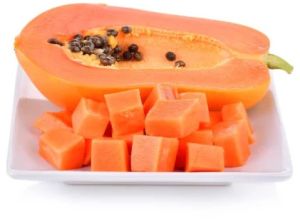 Freshly Sliced Papaya, Packaging Type : Pre-sliced