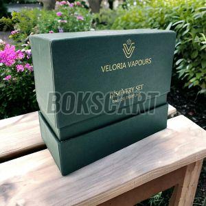 Cardboard Plain / Printed Perfume Packaging Boxes, Color : Green