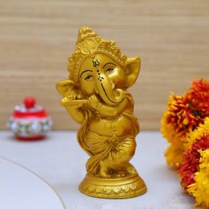 Golden Ganesha Elegance Statue