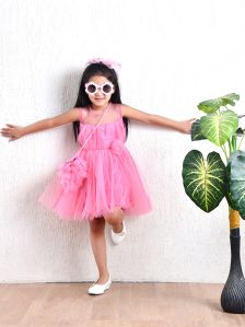 Sequin Embellished Net Dress