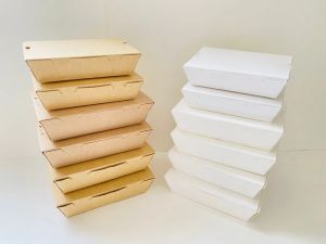 Paper Food Box White