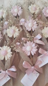 Daisy Shaped Flower Candle Bouquet