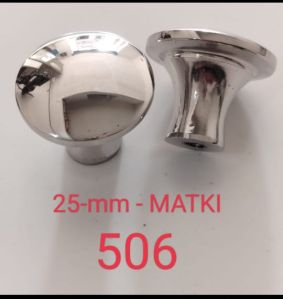 25 Mm Matki 506 SS Button Door Knob