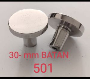 30 Mm Batan SS Button Door Knob