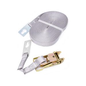 Trion Products Medium To Heavy Duty 2 Inch Ratchet Straps With Keyhole Hook