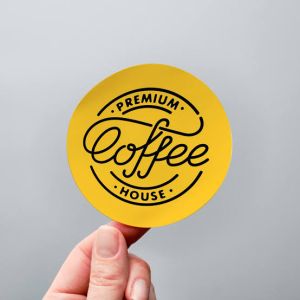 Round Printed Customized Stickers