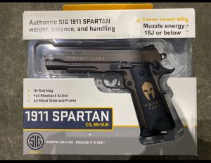 Iron 1911 Spartan Co2 Pistol