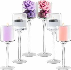 Glass Candle Stand
