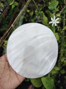 4 INCH - MOTHER OF PEARL SHELL CIRCLE SHAPE