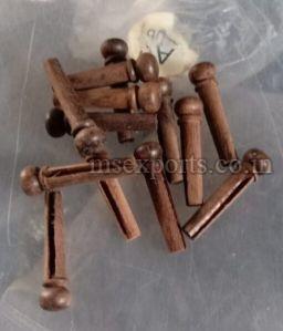 Slotted Guitar Rosewood Bridge Pins