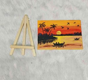 Mini Canvas Painting- Sunset View