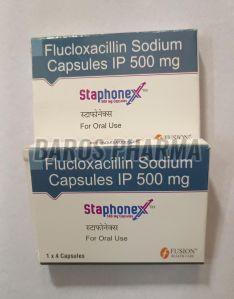 Staphonex 500mg Capsule, Packaging Type : Box, Packaging Size : 1x10