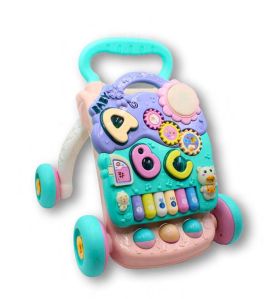 2 in 1 Plastic Baby Walkers Set