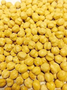 Thakkar's Shree Roasted Chana Without Skin, Color : Yellowish