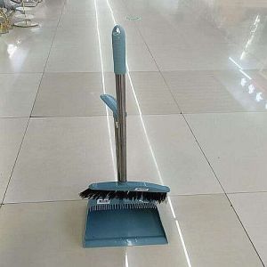 Stainless Steel Broom and Dustpan Set