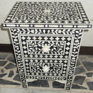 Mother OF Pearl Bedside Table