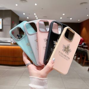 Stamping Leave Design TPU (Soft) iPhone 13 Phone Case