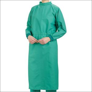 Cotton OT Gown, Color : Green