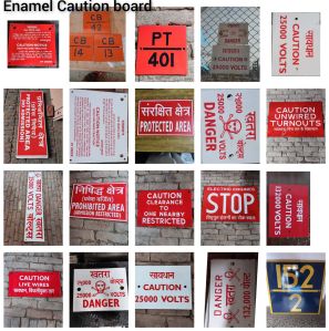 Vitreous Enamel Retro Reflective Boards