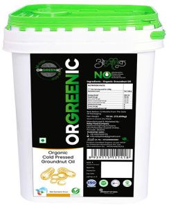 Orgreenic Cold Pressed Groundnut Oil – 15 Litre