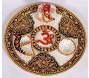 Marble Pooja Thali