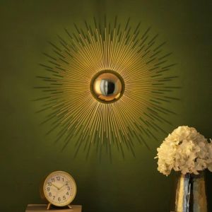 Gold Metal Wall Light - 1065 - Included Bulb