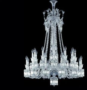 Zenith Long Crystal Chandelier