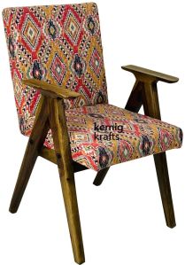 Rosewood Kyoto Wooden Upholestered Relax Chair for Outdoor Furniture