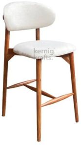 Rosewood Luxe Upholstered Bar Stool – Stylish & Sturdy Seating Solution