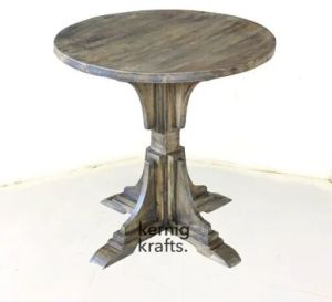 Shabby Rustic Antique Finish Bar Table